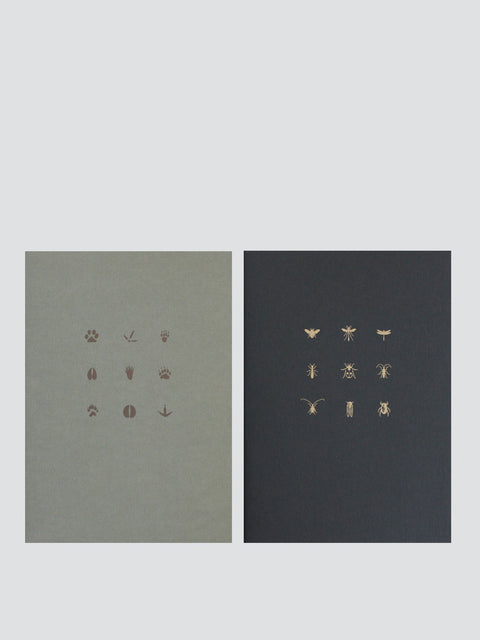 Le Typographe Forest A5 Softcover notebook set (2)