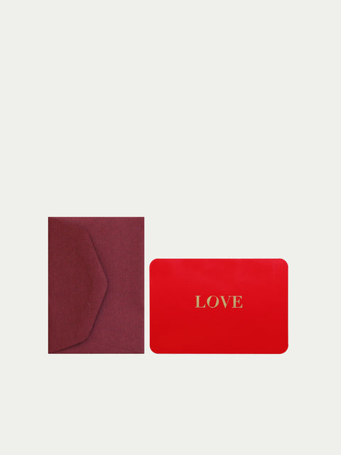 Le Typographe Mini Card Love