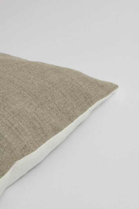 O cactuu Two-tone linen cushion cover